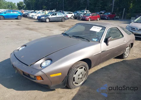 1983 Porsche 928 S из США, поврежденный, VIN WP0JB0924DS860691